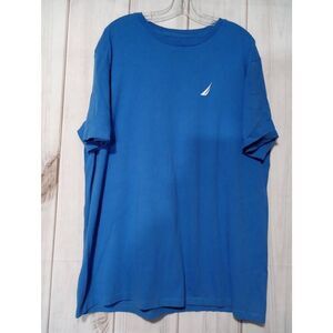 Nautica Shirt Men's Extra Large Blue T-shirts Fishing Seafood‎